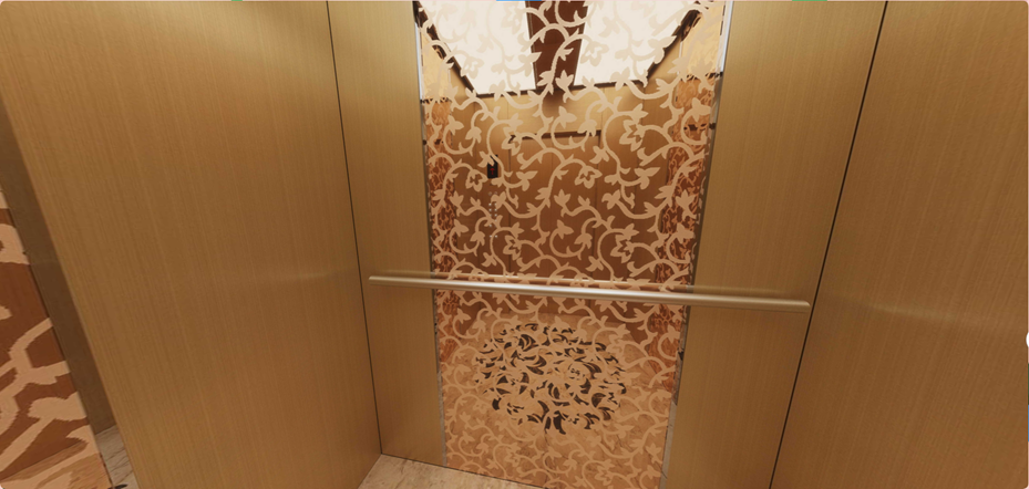 SC-J023 Liftcabine-ontwerp met aangepaste liftopties